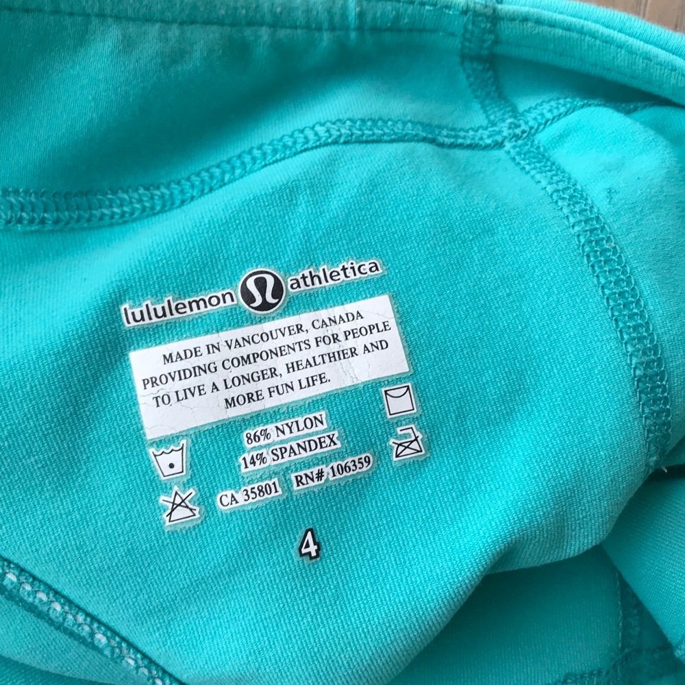 BNWOT Lululemon vintage crop leggings - Picture 5 of 6